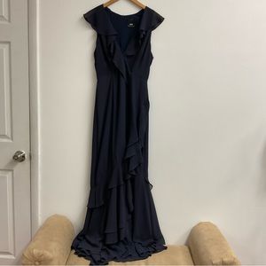C/MEO Collective Navy Maxi Dress